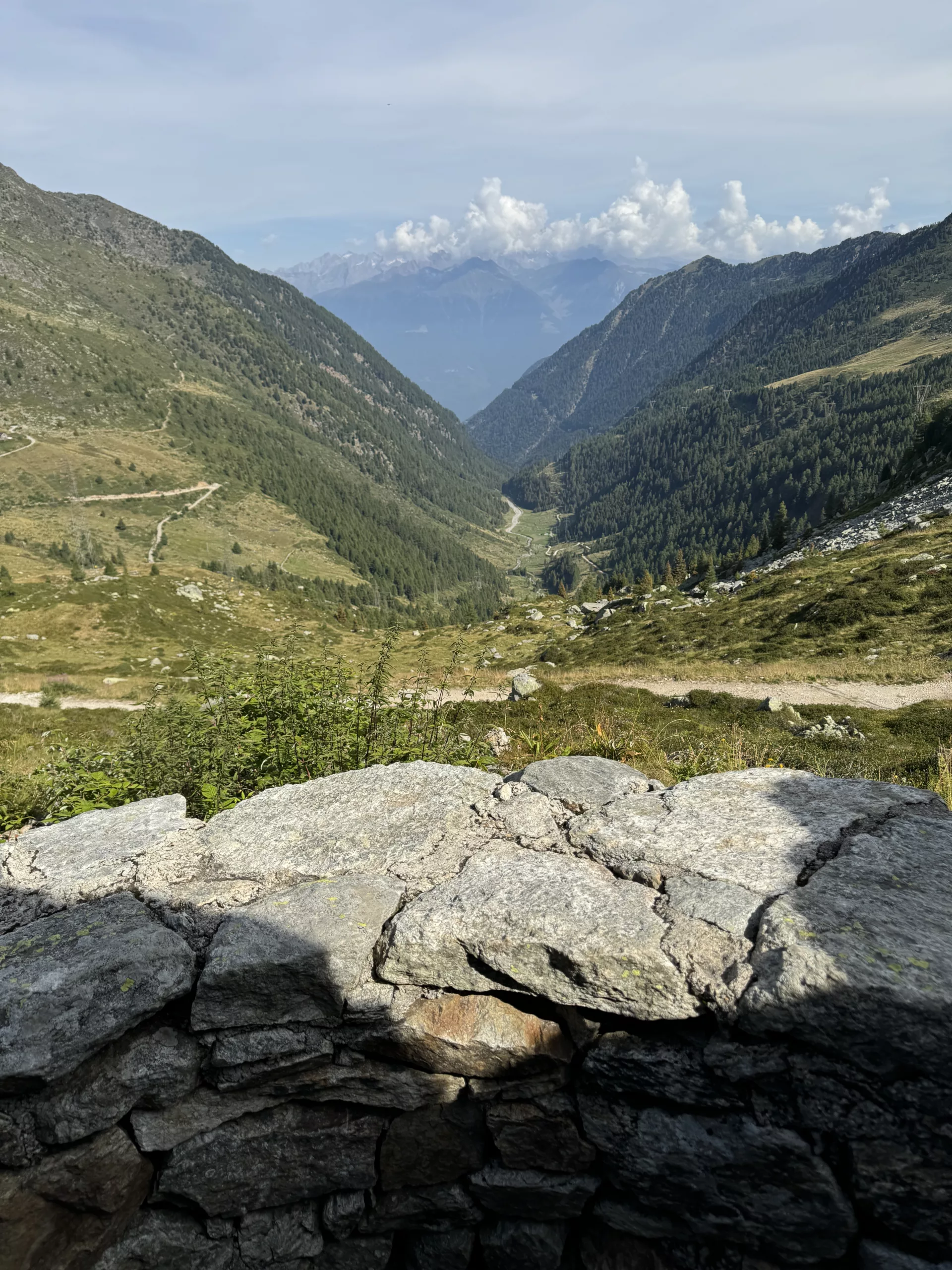 Escursione al Rifugio Dordona 14 vista dalla trincea